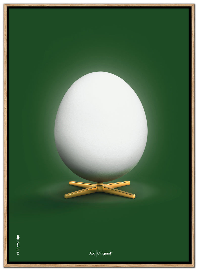 Brainchild – Canvas Print – Classic – Green - Egg
