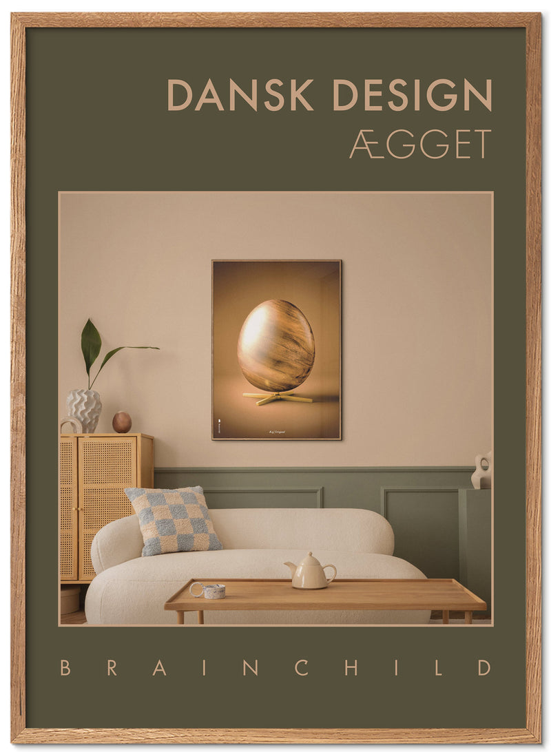 Brainchild - Poster - Danish Design - Room - Green - Egg