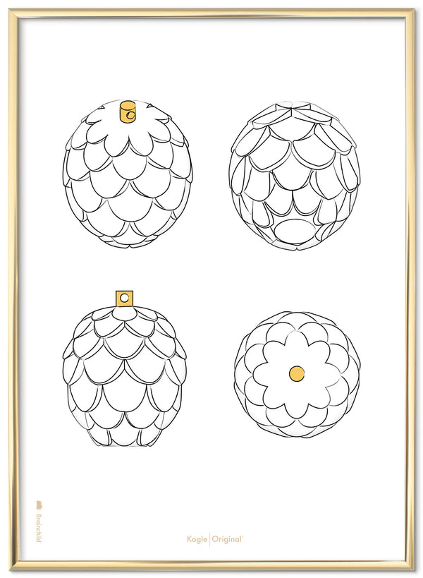 Brainchild - Poster - Classic - Design Sketches - Pine Cone