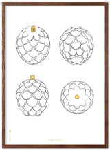 Brainchild - Poster - Classic - Design Sketches - Pine Cone