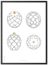 Brainchild - Poster - Classic - Design Sketches - Pine Cone