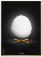 Brainchild – Canvas Print – Classic – Black - White Egg