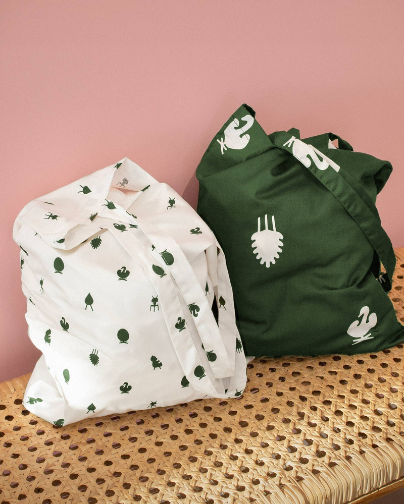 Brainchild – Tote bag – Design Icons – White – Green