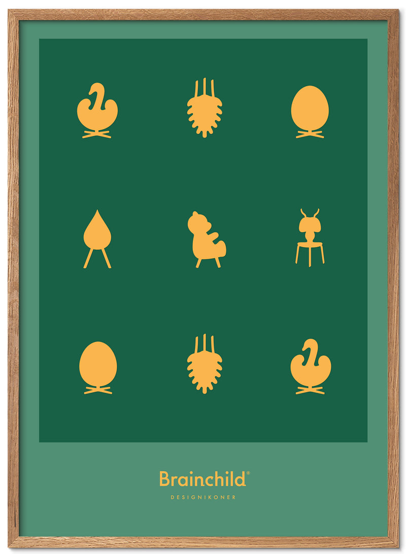 Brainchild – Poster – Design icons – Green
