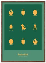 Brainchild – Poster – Design icons – Green
