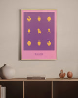 Brainchild – Poster – Design icons – Pink