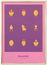 Brainchild – Poster – Design icons – Pink