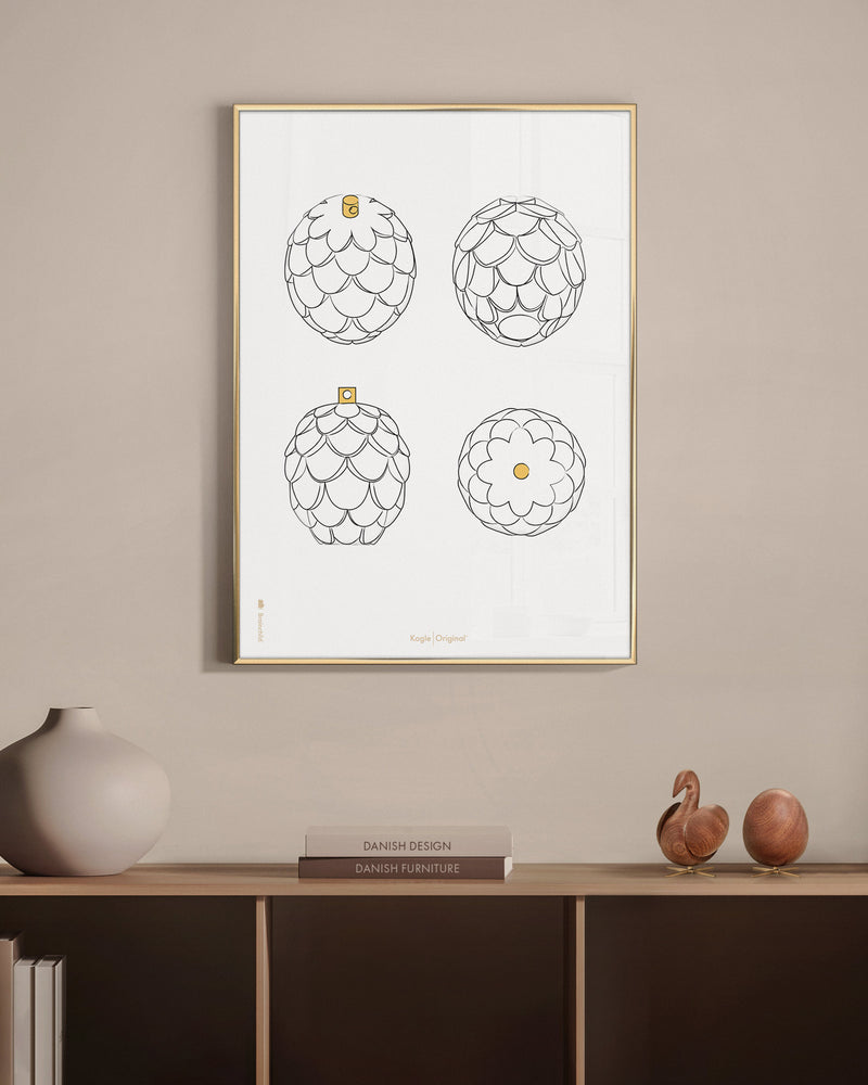 Brainchild - Poster - Classic - Design Sketches - Pine Cone