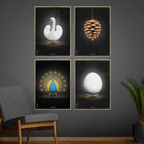 Brainchild – Poster Wall –  4 optional posters – 50×70 cm