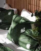 Brainchild – Pillowcases – 2 pcs. – Design Icons – Green - White