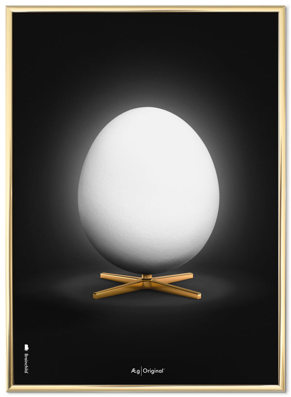 Brainchild - Poster - Classic - Black - White Egg
