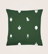 Brainchild – Pillowcases – 2 pcs. – Design Icons – Green - White