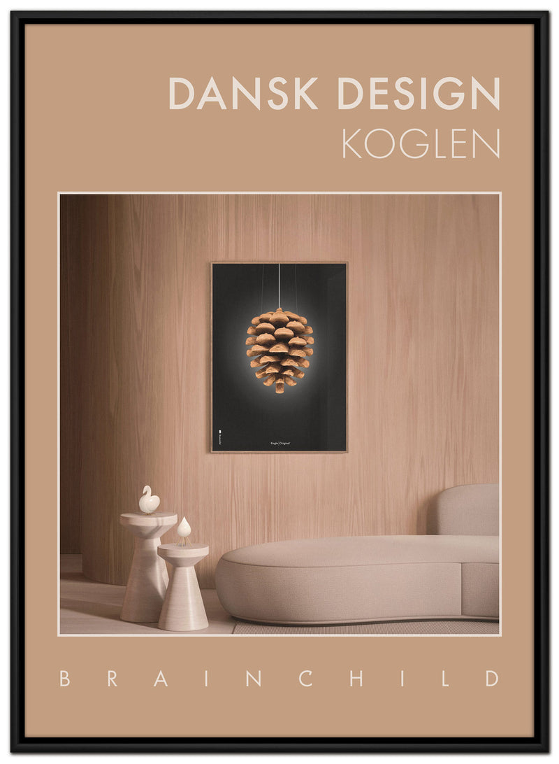 Brainchild – Canvas Print – Danish Design – Room – Brown – Pine Cone