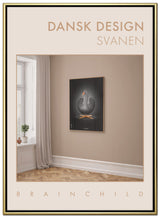 Brainchild – Canvas Print – Danish Design – Room – Sand-colored – Swan