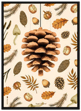 Brainchild – Canvas Print – Flora – Sand-colored - Pine Cone