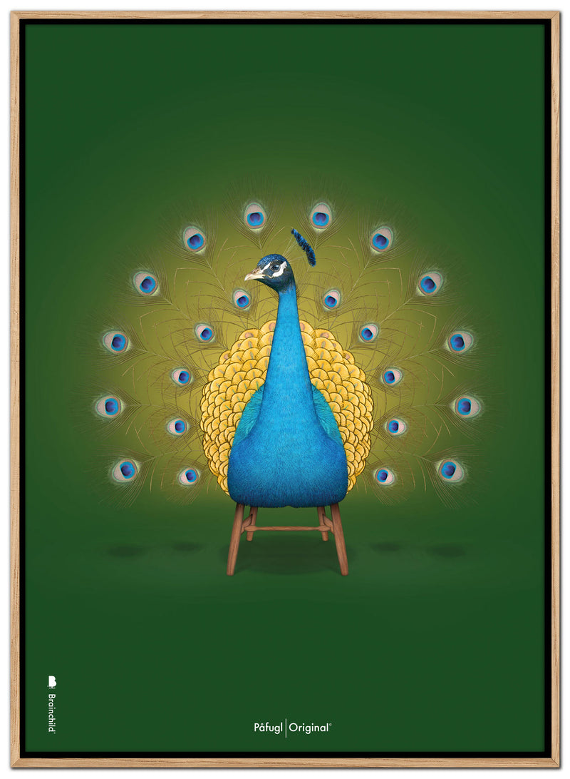 Brainchild – Canvas Print – Classic – Green – Peacock