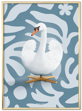 Brainchild - Poster - Flora - Blue - Swan