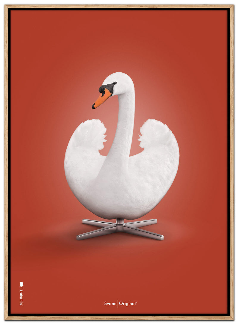 Brainchild – Canvas Print – Classic – Red - Swan