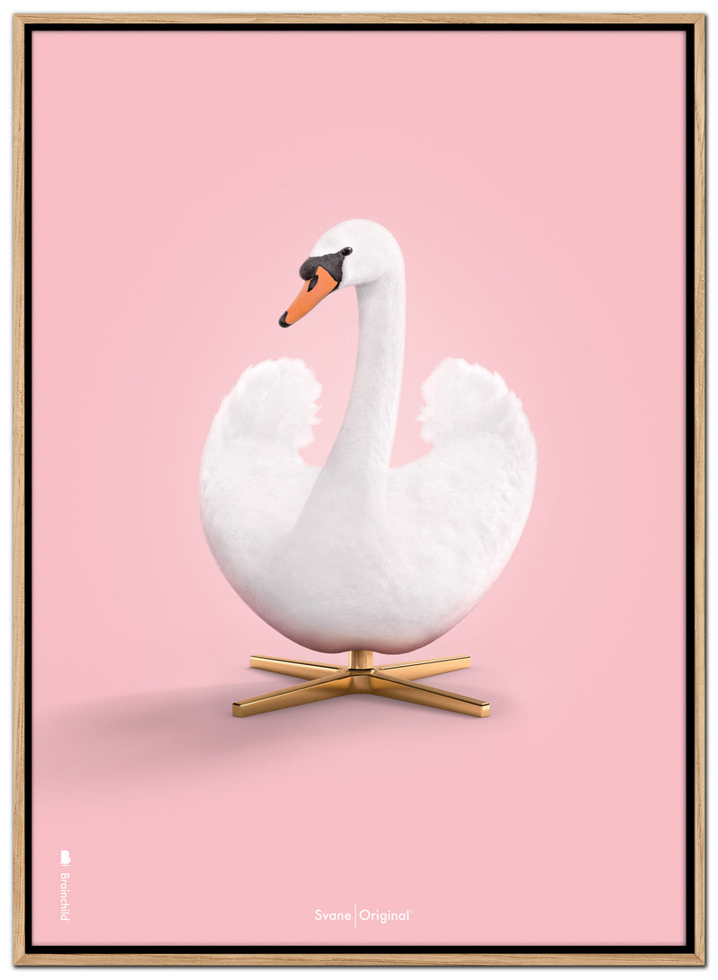 Brainchild – Canvas Print – Classic – Pink - Swan