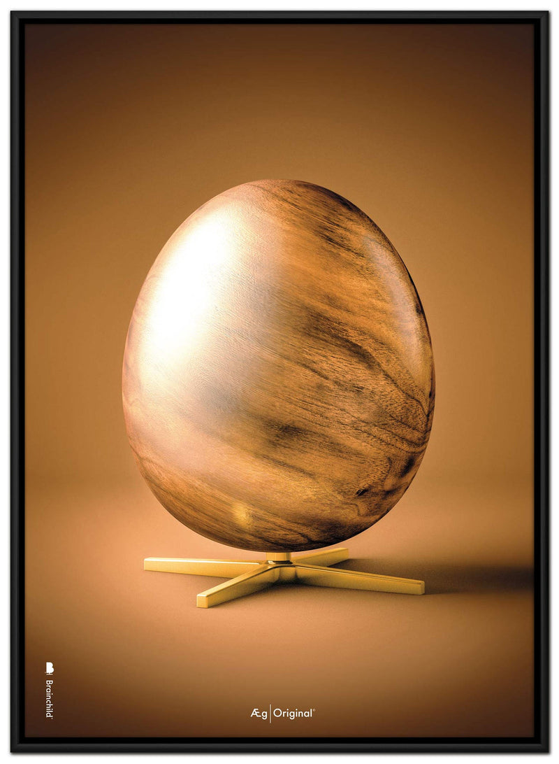 Brainchild – Canvas Print – Classic – Brown – The Egg Figurine