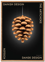 Brainchild - Poster - Danish Design - Black - Pine Cone