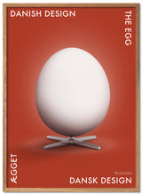 Brainchild - Poster - Danish Design - Red - Egg