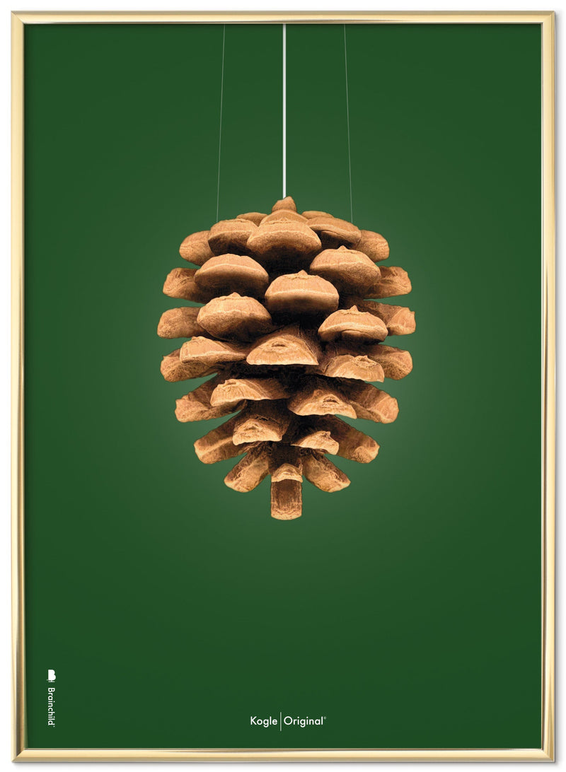 Brainchild - Poster - Classic - Green - Pine Cone