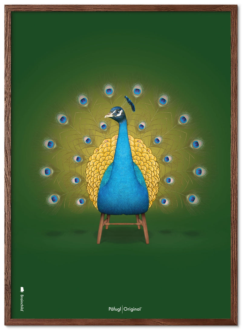 Brainchild - Poster - Classic - Green - Peacock