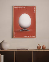 Brainchild - Poster - Danish Design - Red - Egg