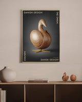 Brainchild - Poster - Danish Design - Black - Swan Figurine