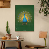 Brainchild - Poster - Classic - Green - Peacock