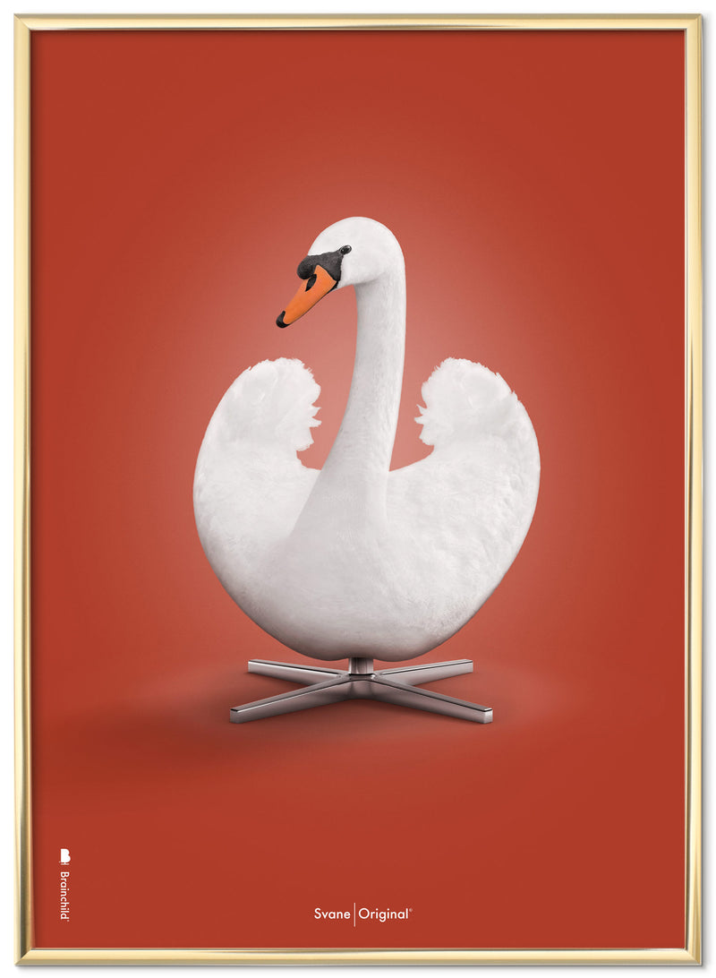 Brainchild - Poster - Classic - Red - Swan