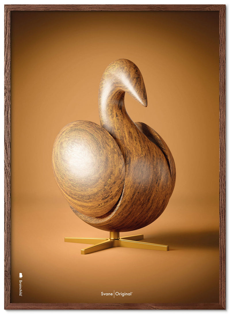 Brainchild – Poster – Classic – Brown – Swan Figurine
