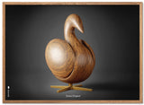 Brainchild – Poster – Classic – Black – Swan Figurine – Cross-format