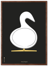 Brainchild - Poster - Design Sketch - Black - Swan