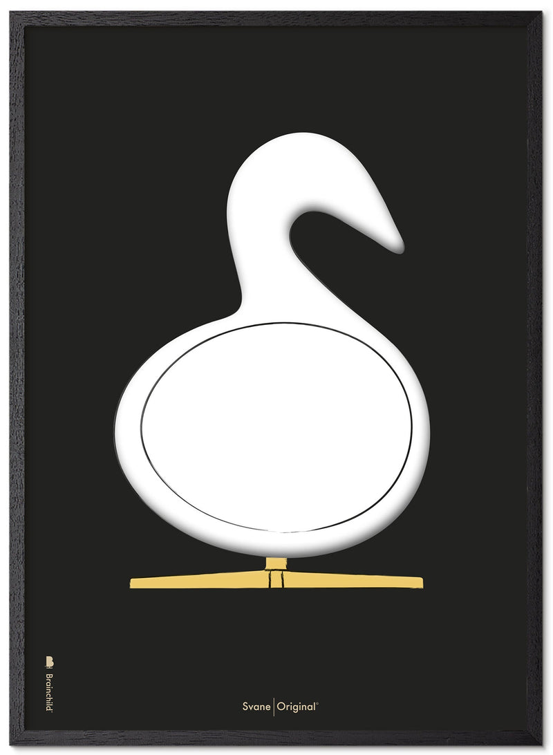 Brainchild - Poster - Design Sketch - Black - Swan