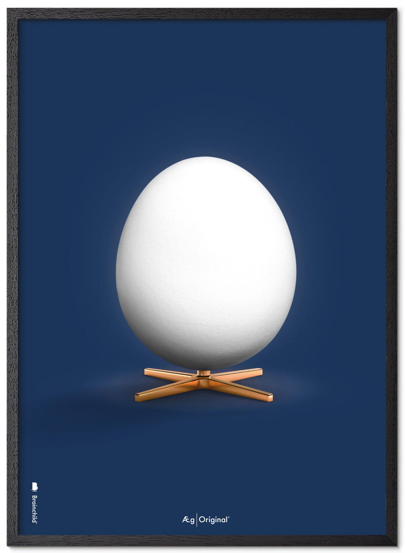 Brainchild - Poster - Classic - Dark Blue - Egg