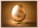 Brainchild - Poster - Classic - Brown - The Egg Figurine - Cross-format