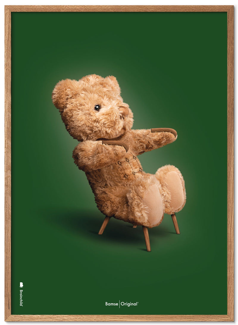 Brainchild - Poster - Classic - Green - Papa Bear