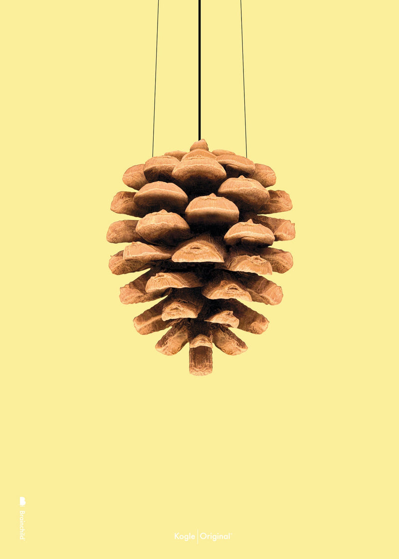Brainchild - Poster - Classic - Yellow - Pine Cone