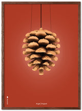 Brainchild - Poster - Classic - Red - Pine Cone