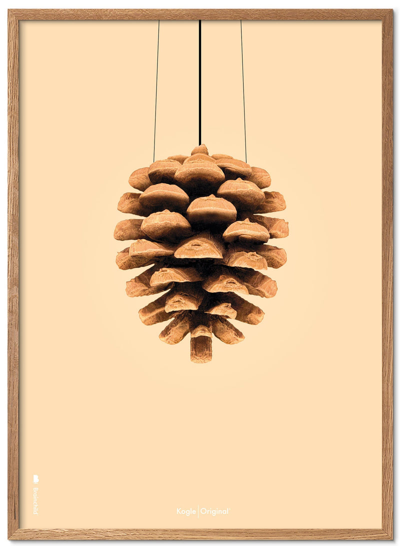 Brainchild - Poster - Classic - Sand-colored - Pine Cone