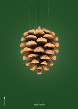 Brainchild - Poster - Classic - Green - Pine Cone