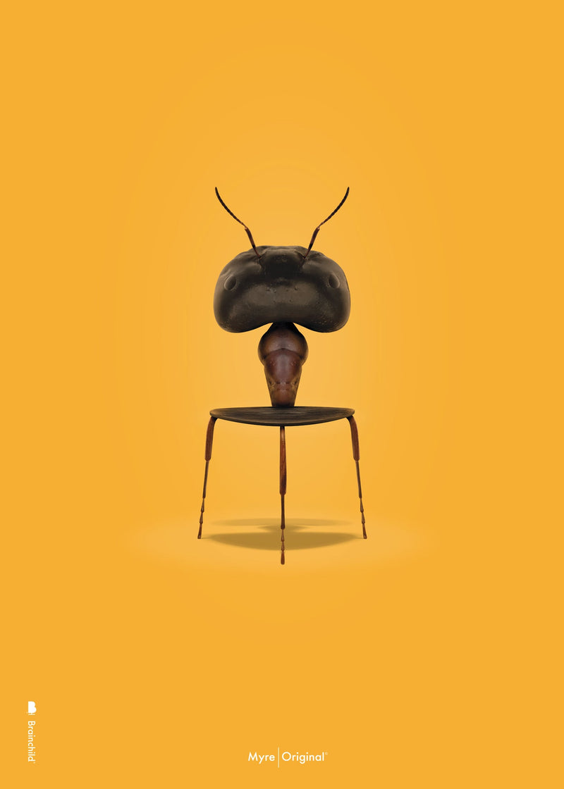 Brainchild - Poster - Classic - Yellow - Ant