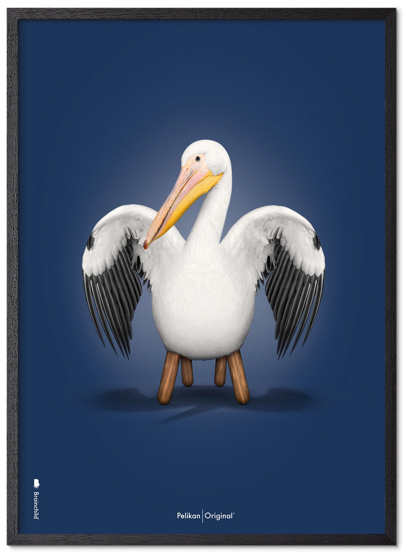 Brainchild - Poster - Classic - Dark Blue - Pelican