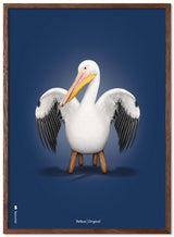 Brainchild - Poster - Classic - Dark Blue - Pelican