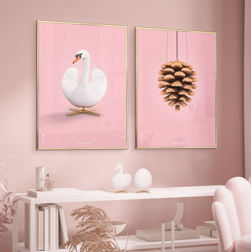 Brainchild – Poster – Classic – Pink - Pine Cone