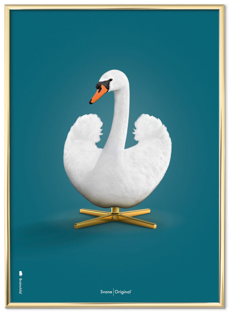 Brainchild - Poster - Classic - Petroleum Blue - Swan