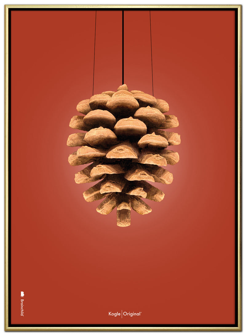 Brainchild – Canvas Print – Classic – Red - Pine Cone