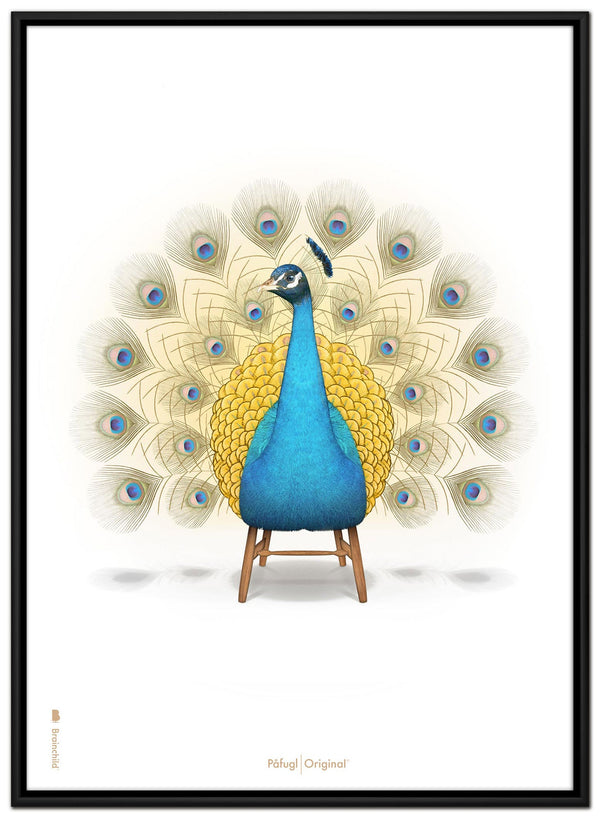 Brainchild – Canvas Print – Classic – White – Peacock